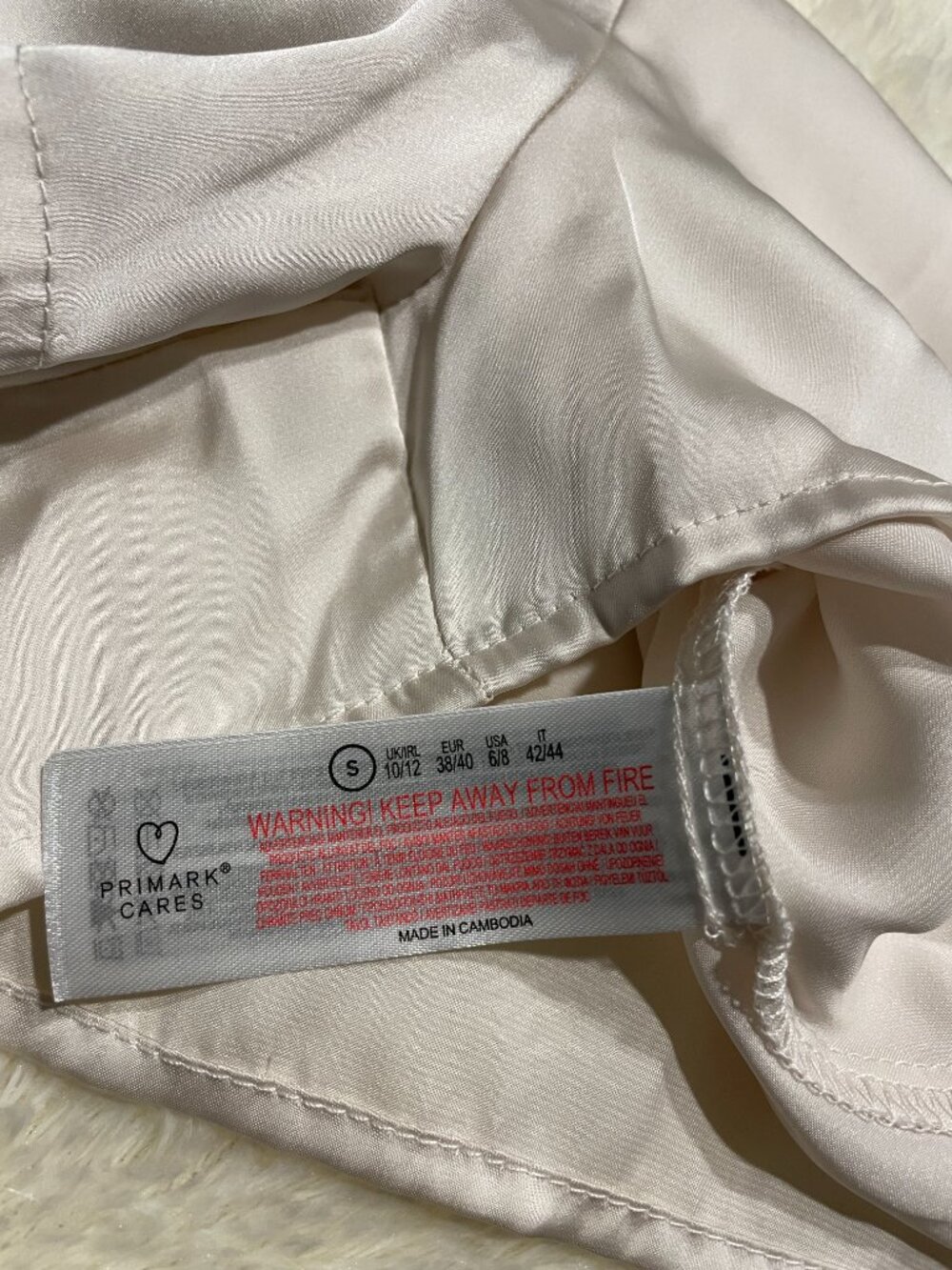 Primark Bride Satin Pajama Set with Rhinestone Lettering - Picture 12 of 12